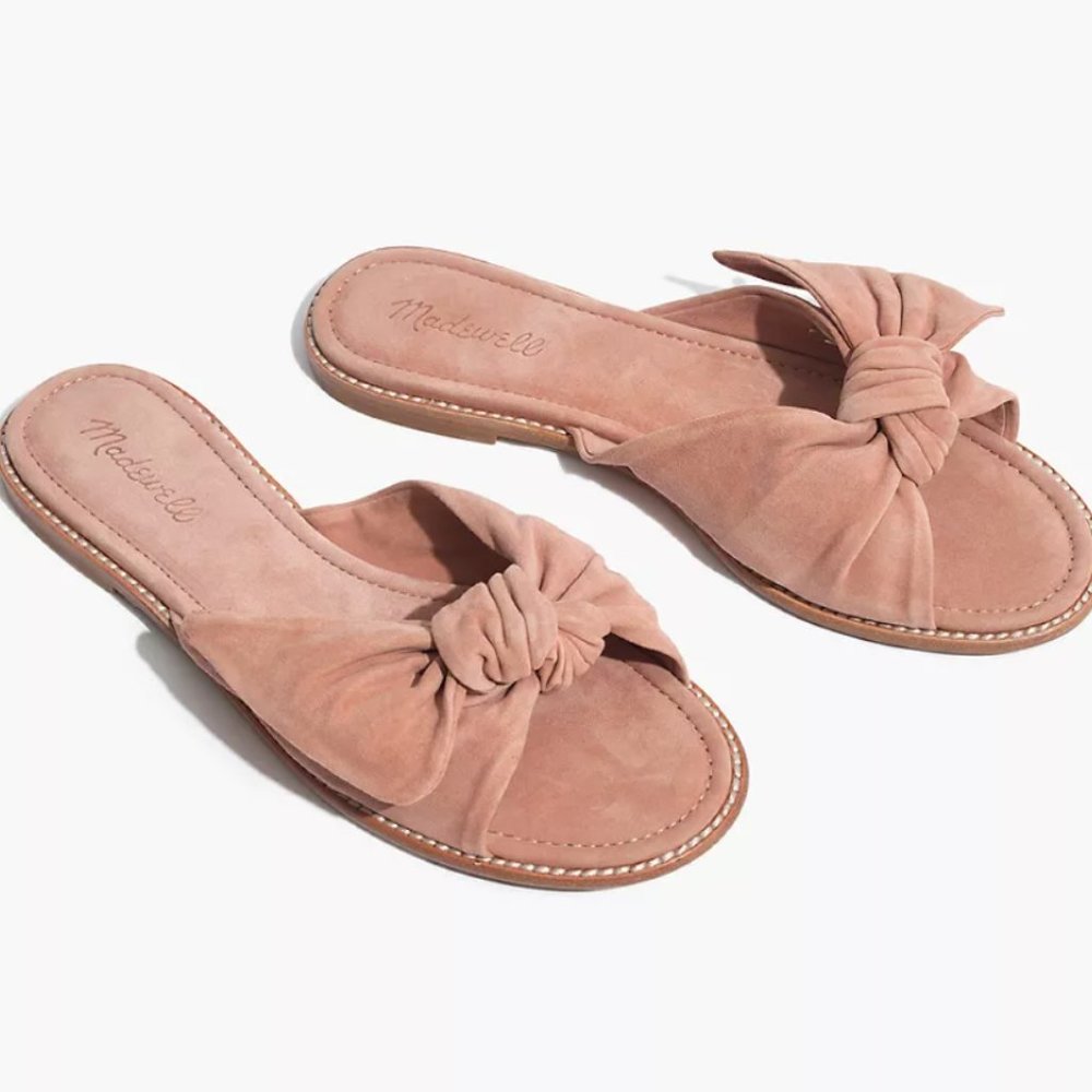 Madewell Naida Half-Bow Sandal Size 6